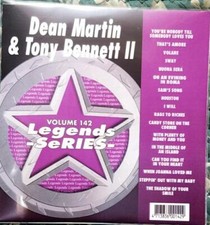 LEGENDS KARAOKE CDG DEAN MARTIN  TONY BENNETT II OLDIES JAZZ 142 17 SONGS CD G