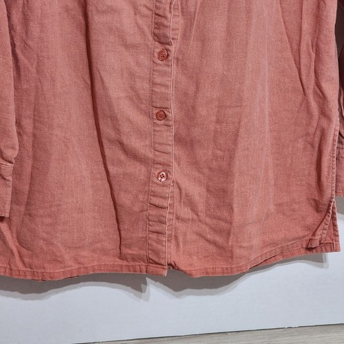 White Stag Womens Linen Rayon Brown Button-Up Blouse Shirt Top Size M 8-10 - Picture 5 of 14