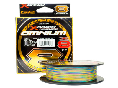 YGK X-Braid Omnium X8 Upgrade 150m Multicolor Braided line