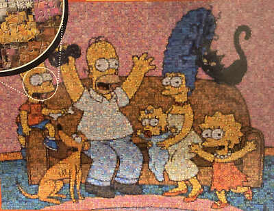 The Simpsons Photomosaics 1000ピース The Simpsons Photomosaics Jigsaw Puzzle 1000 Piece Robert Silvers