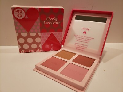 Benefit - Mini Bronzer & Blush Palette 4 Shades - Cheeky Love Letter - 0.08 Each