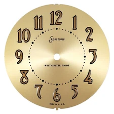 Sessions Westminster Chime Clock Dial Replacement 12cm Part 4.7"