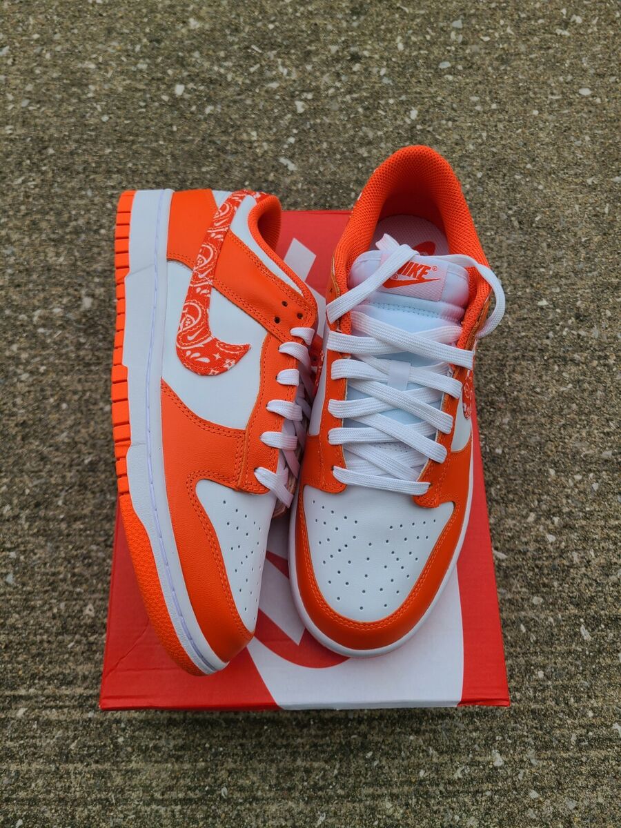 Nike Dunk Low Paisley Pack Orange Size 10w (8.5 Men) Ready Nike Dunk Low Paisley Pack Orange Size 10w (8.5 Men) Ready