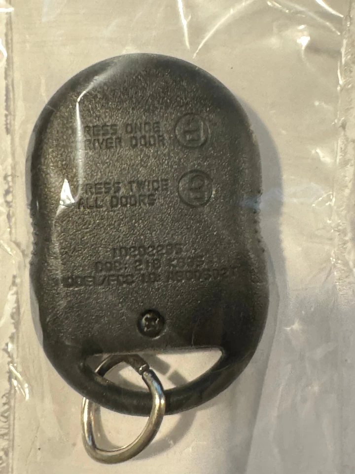 Nuevo OEM Pontiac Transport 1992-1993 llave coche mando a distancia 10202295 Foto 2 de 4