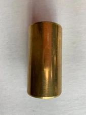 SOLID BRASS GUITAR SLIDE,  Vintage aged look