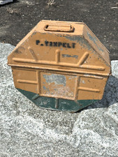 Vintage Movie Film Reels Canister  Stenciled "P. VANPELT" 12 lbs, 15.5 x 15.5