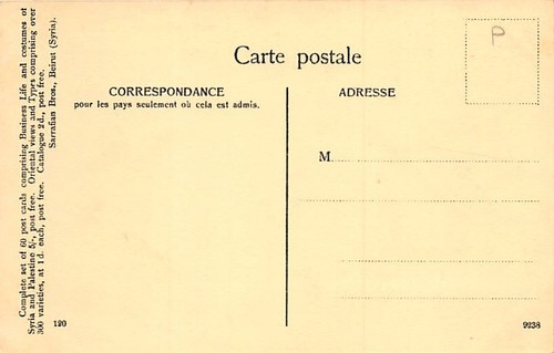 Lebanon - Jews preparing wool for mattresses - Publ. Sarrafian Bros. 120 - Picture 2 of 2