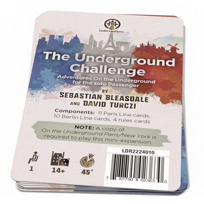 On the Underground: Paris / New York   The Underground Challenge (EN) [Erweiteru
