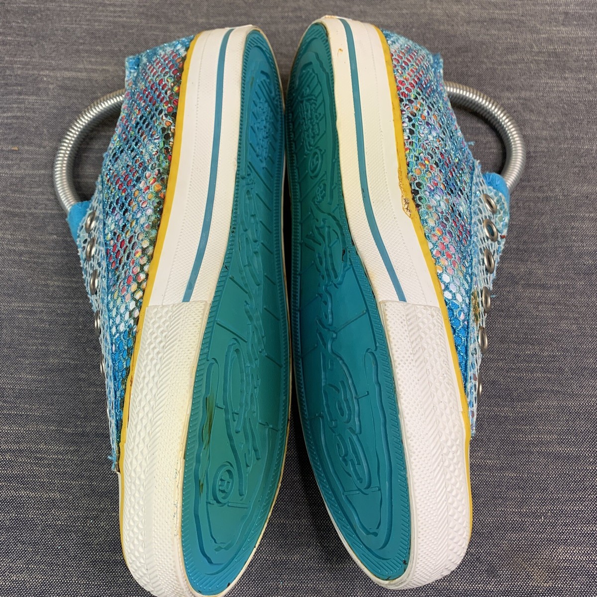 Ed Hardy Graphic Slip On Sneaker Women's US 4 Low Top Shoe