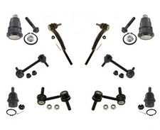 (4) Ball Joints Tie Rods Sway Bar links kit GMC Envoy Chevy Trailblazer 04-07