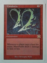 Manabarbs - Classic Sixth Edition (6ED) #194/350 Rare Enchantment