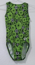 GK leotard CM Green Black