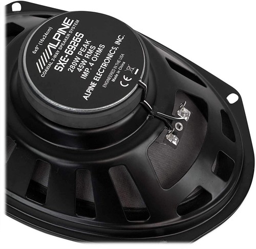 Alpine SXE-1751S 6.5" 220w Component+SXE-6926S 6x9" 280w Car Coaxial Speakers - Picture 10 of 14