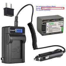 Kastar Battery LCD AC Charger for Sony NP-FP70 NP-FP71 Sony DCR-DVD404 DVD404