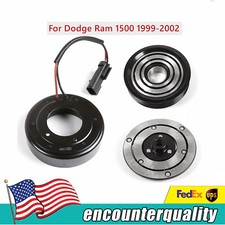 AC Compressor Clutch Kit Pulley Coil 7 Grooves For Dodge Ram 1500 1996-2002