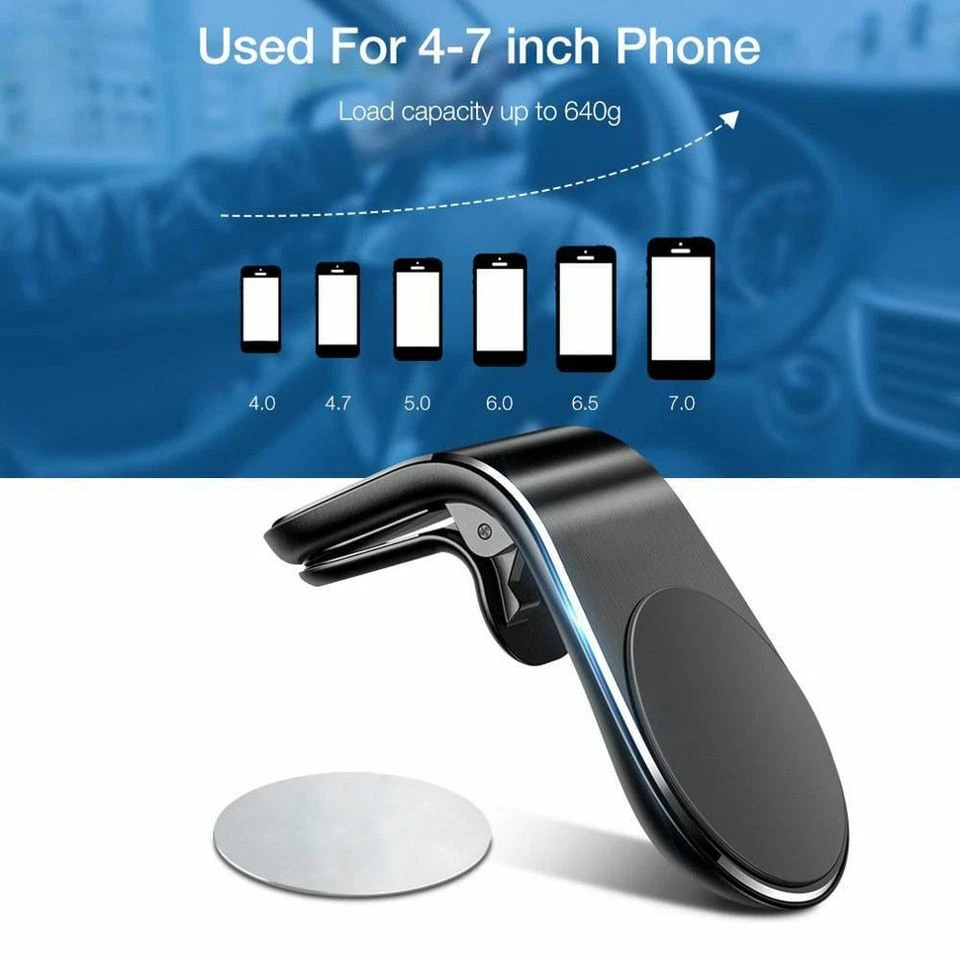 2pack-Universal Car Air Vent Mount Holder For IPhone Samsung Phone GPS 360°  - Image 4 of 4