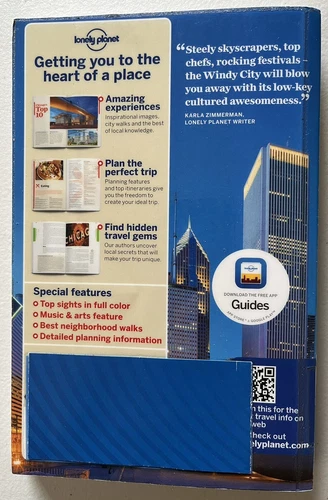 Lonely Planet Chicago (Travel Guide) Pull-out Map Local Secret 8th Edition 2017 - Picture 2 of 9