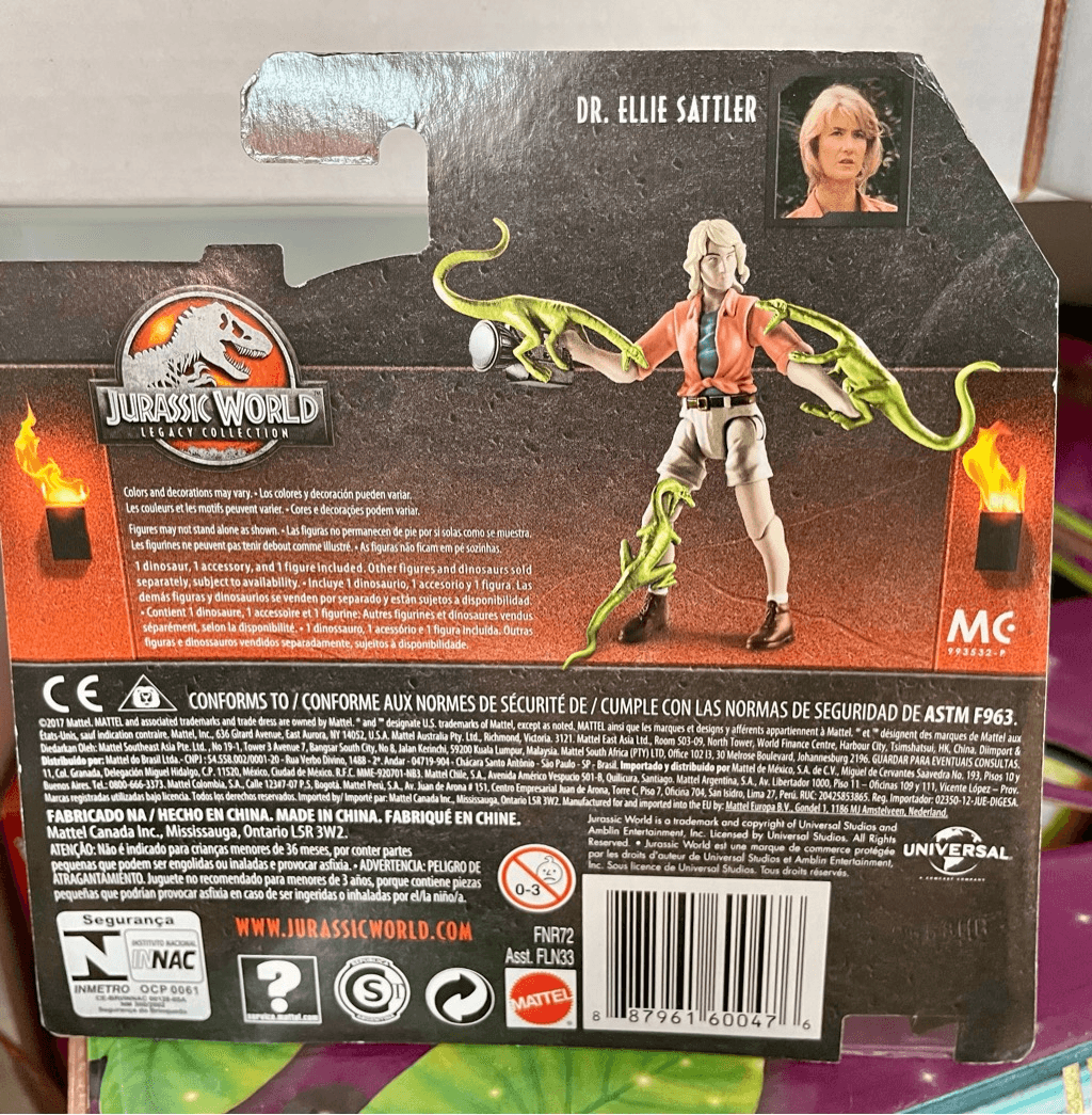 Jurassic World Legacy Collection Dr. Ellie Sattler Jurassic Park