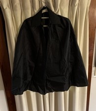 COSTUME Magician's Reversible Cape Black Outer And Flowers And Cards Inside
