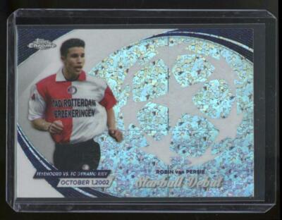 Robin Van Persie 2023-24 Topps Chrome UEFA Starball Debuts Card