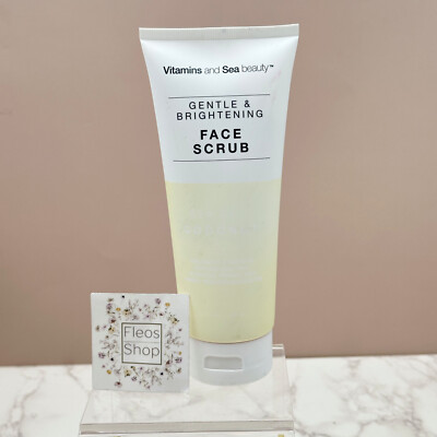 Vitamins and Sea Beauty Gentle Face Scrub Sea Salt Coconut - Sealed & Authentic