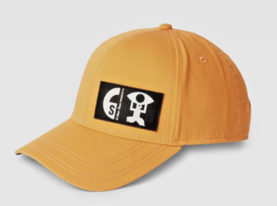 NEW G-STAR RAW ORIGINALS BASEBALL FELT BADGE CAP DARK GOLD ONE SIZE MSRP $55