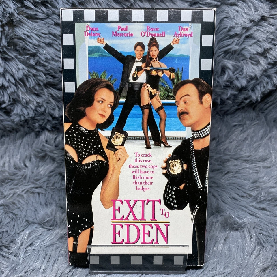 Exit to Eden VHS Tape 1994 HBO Home Video Dana Delany Dan Aykroyd Rosie O’Donnel — 第 2/4 张图片