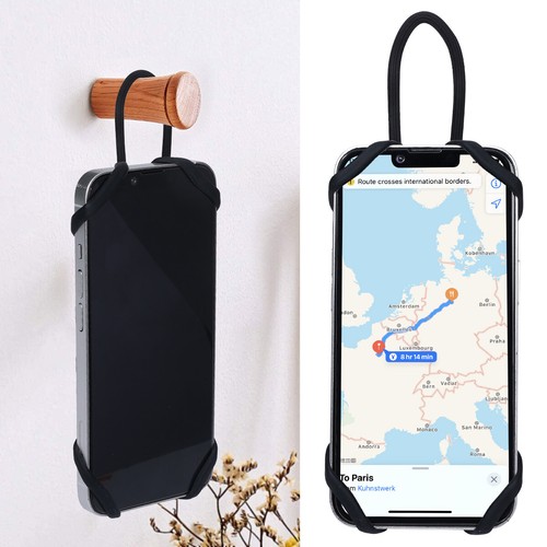 360° Silicone Stand Holder Bike Phone Mount For iPhone 15 14 13 12 11 Pro Max 8 - Picture 10 of 15