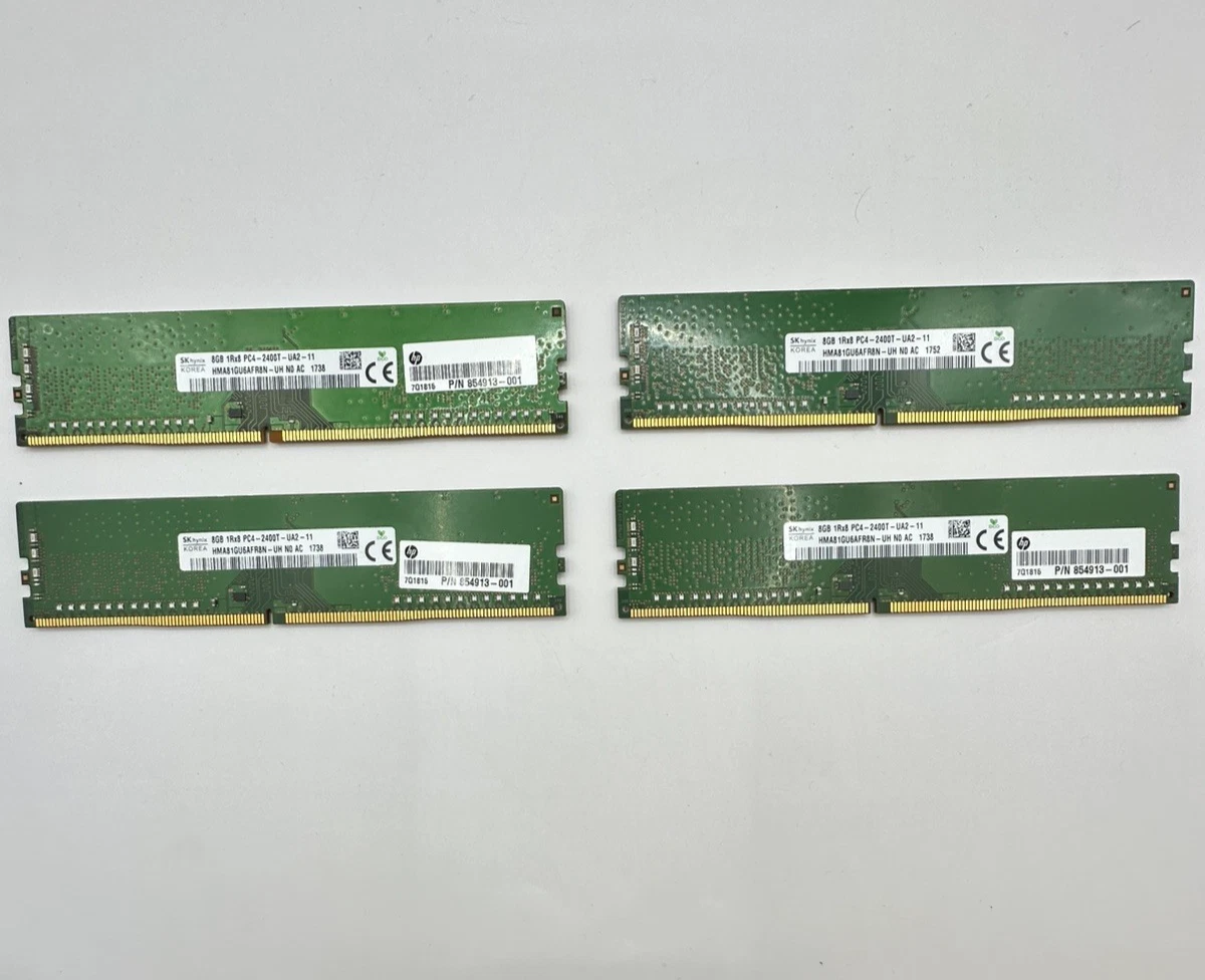 25+ HP DDR4 SDRAM 32 GB Total Capacity Memory (RAM) for sale