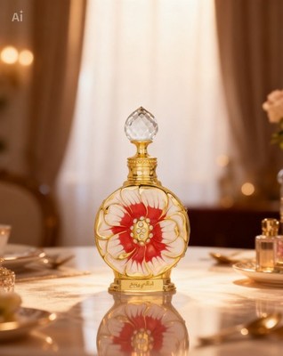 Swiss Arabian Layali Rouge, Luxury From Dubai, Perfume Oil Fragrance 0.5 Oz