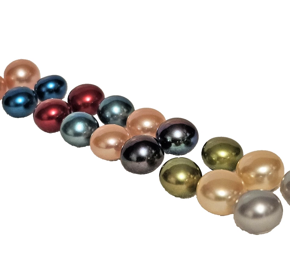 Aretes Honora Perla Cultivada Plata 925 "Happy Backs" Variedad de Colores Foto 3 de 4