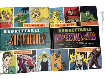 Lot of 2 League of Regrettable Superheroes & Legion of Regrettable Supervillains