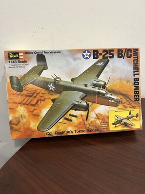 Revell B-25 B/C Mitchell Bomber Col. Doolittle's Tokyo Raider 1/48 Kit #H-285