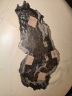 Rare Burl Walnut Base Pen Rest Holder Vintage Fresh From Estate Nice — photo 7