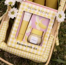 Glow Recipe Banana Milk Kit Limited Edition Balm Moisturizer Face/Lips 0.52oz