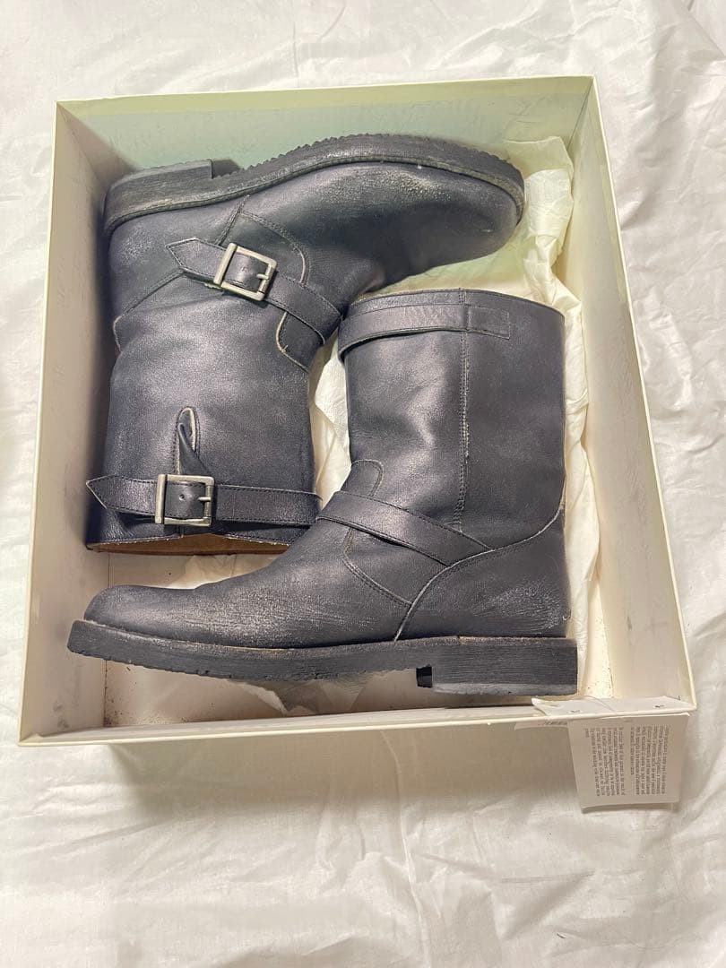 Margiela 2000Aw Initial Square Engineer Boots Art… - image 8