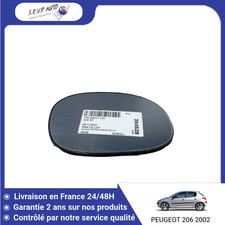 Glace de rétroviseur Peugeot 206