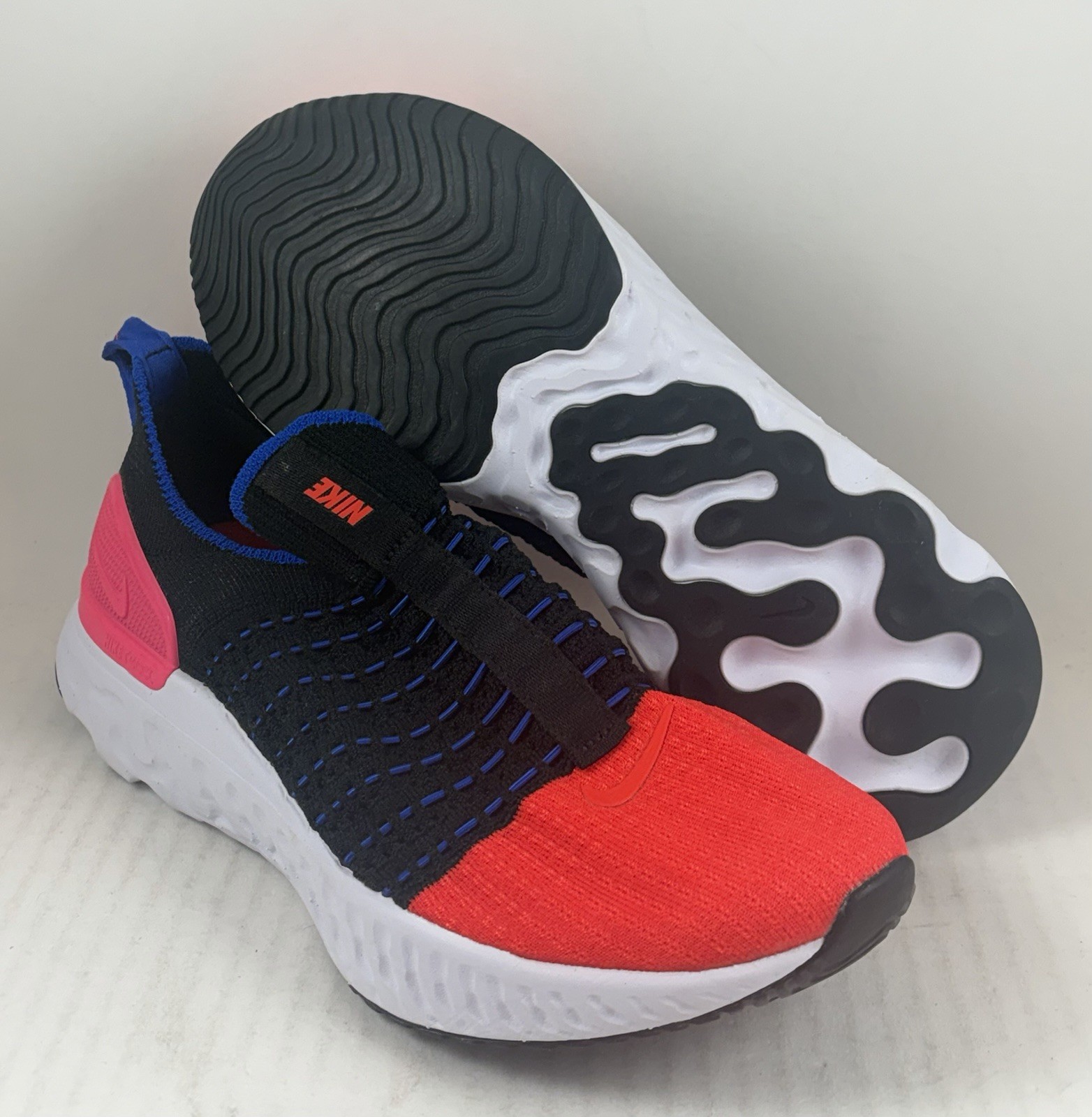 Nike React Phantom Run FK 2 Crimson Black DX2354-001 Women's Size 7-8