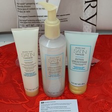 Mary Kay Fragrance Free Satin Hands Pampering 3 Piece Full Size Set New