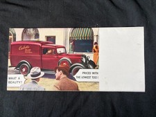 1934 Dodge Commercial Cars Foldout Sales Brochures - Panel Trucks - Vans Etc 1934 Dodge Commercial Cars Foldout Sales Brochures - Panel Trucks - Vans Etc