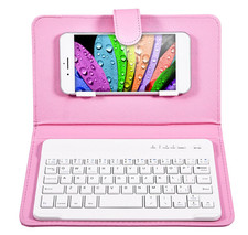 Wireless Keyboard with Stand, Mini Keyboard for Cell Phone, Stand Case Cover