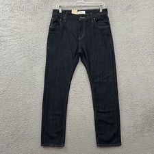 Levis Jeans Youth Boys 20 Blue Denim 511 Slim Straight Dark Wash Red Tab 30x30