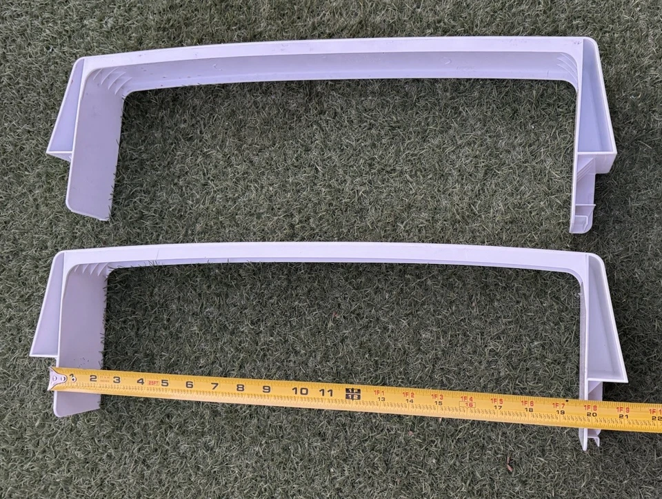 Estante de puerta de refrigerador GE (2 piezas) WR17X30024 245D1185P001 de M # GTS18GTHLRWW Foto 3 de 4