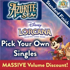 VOLUME DISCOUNT!💎Lorcana - Azurite Sea: Non-Foil Singles 💎
