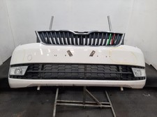SKODA RAPID MK1 2012-2018 Hatch WHITE LF9E Front Bumper OEM Genuine 5JA807221F