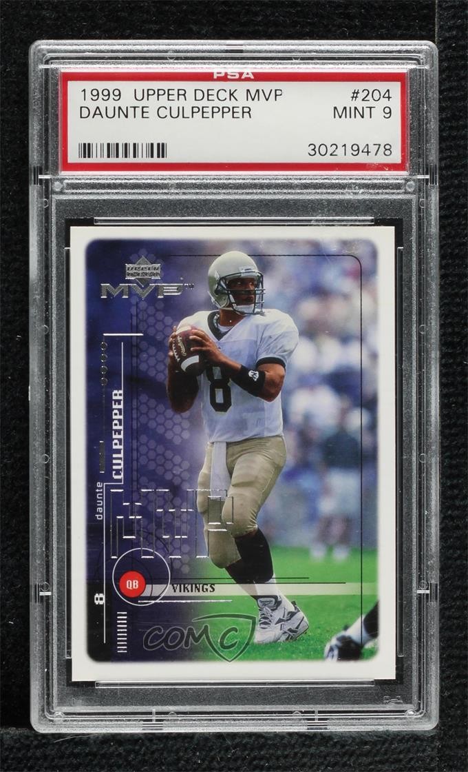 1999 Upper Deck UPPER DECK MVP #204 Daunte Culpepper front