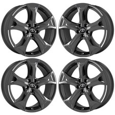 20 Toyota Venza Pvd Black Chrome Wheels-c Rims Factory Oem 69558 Exchange 20...