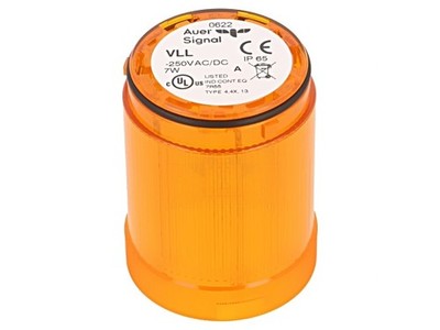 750001900 Modul: Visueller orange 230VDC 230VAC Signalampel AUER SIGNAL