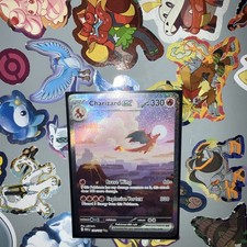 Carta Pokémon Charizard EX Holo TCG 199/165 Scarlatto e Viola 151 Serie SIR