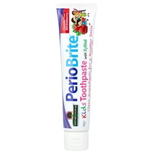 PerioBright , Kids' Fluoride-Free Toothpaste with Xylitol, Strawberry, 4 oz
